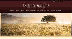 Desktop Screenshot of kelleyspaldingfuneralhome.com
